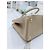 Prada Borsa Tote Media Saffiano Beige Sabbia Marrone - vista 24