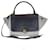 Céline Trapeze Medium Black Gray Shoulder Bag Nero
