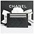 Chanel Tarjetero Boy Caviar Baño de Oro Negro - vista 2