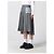 Thom Browne Falda plisada de lana tejida plana - vista 7