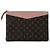Louis Vuitton Pochette Monogram Daily Clutch Rose Pink Marron