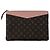 Louis Vuitton Pochette Monogram Daily Clutch Rose Pink Marron - vue 2
