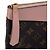 Louis Vuitton Pochette Monogram Daily Clutch Rose Pink Marron - vue 6
