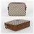 Gucci Sac messager entrelacé Marron - vue 3