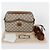 Gucci Sac messager entrelacé Marron - vue 7