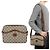 Gucci Sac messager entrelacé Marron - vue 9