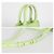Bottega Veneta Mini Borsa Tote Cassette Verde - vista 5