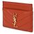 Saint Laurent Lammleder-Kartenetui Orange - Ansicht 4