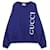 Gucci Moletom com logo Azul  - vista 1