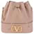Valentino Borsa a secchiello con catena e logo Rosa  - vista 3