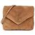 Saint Laurent Bolsa de brinquedo em camurça acolchoada Marrom - vista 3