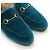Gucci Mocassino in pelliccia Princetown Turchese Blu - vista 6