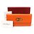 Salvatore Ferragamo Cartera larga Gancini doble dorada en Saffiano naranja - vista 2