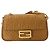 Fendi Borsa Baguette Chain Midi in Pelle Napa Multicolore