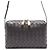 Bottega Veneta Borsa a Spalla Intrecciato Grigio Chiaro - vista 4