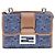 Fendi Borsa Baguette in Denim Jacquard Doppio Multicolore - vista 4