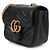Gucci Borsa a Spalla GG Marmont Mini Nero - vista 4
