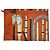 Borsa a Spalla Hermès Silky City PM Les Cannes Cane Multicolore Arancione - vista 12