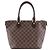 Louis Vuitton Borsa Saleya PM Damier Ebene Marrone