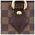Louis Vuitton Borsa Saleya PM Damier Ebene Marrone - vista 7