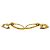 Goldene CC Loop-Ohrclips von Chanel - Ansicht 4