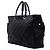Chanel Schwarze XL Gesteppte Beschichtete Canvas Paris Biarritz Tasche - Ansicht 2