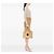 LOEWE Amazona 32 in pelle di capra dorata D'oro - vista 8