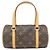 Borsa a mano Papillon Monogram Louis Vuitton Marrone