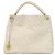 Borsa a Spalla Artsy MM in Monogram Empreinte di Louis Vuitton Bianco