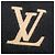 Écharpe en soie noire Louis Vuitton - vue 4