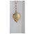 Just Cavalli Collana pendente a cuore in oro e onice Nero D'oro - vista 3