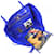 Borsa Louis Vuitton Monogram Celty Neverfull MM Blu Blu scuro - vista 5