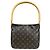 Borsa a Spalla Monogram Looping MM di Louis Vuitton Marrone