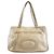 Loewe Handtasche Silber mit goldener Hardware