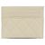 Tarjetero de piel de ternera granulada beige Chanel AP4563 - vista 2