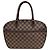 Borsa a mano Damier orizzontale Saria di Louis Vuitton Marrone