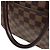 Borsa a mano Damier orizzontale Saria di Louis Vuitton Marrone - vista 15