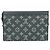 Portafoglio indossabile Louis Vuitton Monogram Shadow Gaston Verde - vista 2