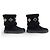 NEW LOUIS VUITTON SNOWDROP 1A95D5 41 BLACK ANKLE BOOTS - view 3