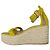 Sandali con zeppa Merida 90 gialli di Gianvito Rossi Giallo - vista 2