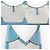 Borsa a Spalla Hermès Trim31 Toile H Triomphe Clemence Blu - vista 10