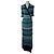 Vestido maxi plisado a rayas Maje Multicolor