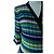 Vestido maxi plisado a rayas Maje Multicolor - vista 4
