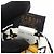 Cachecol de seda Monogram Confidential da Louis Vuitton para mulheres, branco, preto e multicolorido, - vista 3