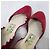 Salvatore Ferragamo Bailarinas burdeos de ante Ferragamo - vista 3