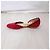 Salvatore Ferragamo Bailarinas burdeos de ante Ferragamo - vista 6