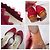 Salvatore Ferragamo Bailarinas burdeos de ante Ferragamo - vista 8