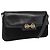 Borsa a Spalla GUCCI in Camoscio Nero e Oro Auth ep12880 D'oro