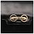 Borsa a Spalla GUCCI in Camoscio Nero e Oro Auth ep12880 D'oro - vista 17