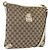 Borsa a Spalla GG Canvas Gucci Beige Oro 131326 Auth 167914 D'oro